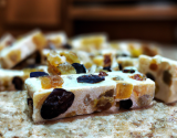 Chinois au nougat et raisins secs !