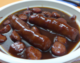 Saucisses sauce au vin