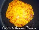 Galette de banane plantain