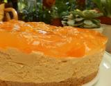 Cheese cake aux abricots au sirop