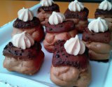 Petit choux à la mousse chocolat tofu