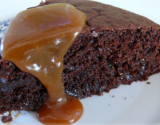 Gâteau chocolat et caramel salé