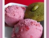 Glace cerise et yaourt