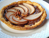 Tartelette de poires au Nutella