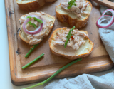 Toast à la rillette de poisson