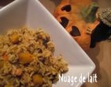 Riz aux épices et Potimarron