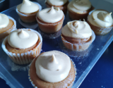 Cupcake, glaçage au cottage cheese spéculoos !