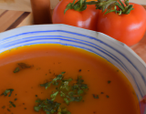 Soupe potiron-tomate