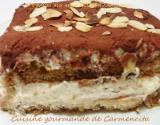 Tiramisu aux amandes et à l'Amaretto