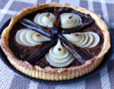 Tarte poire chocolat à la frangipane