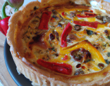 Quiche aux poivrons facile