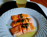 Saumon au gingembre et jus d'orange