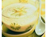 Soupe de granny smith aux agrumes