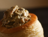 Vol-au-vent maison au poulet et champignons "Bombay"