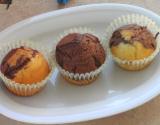 Muffins bicolores