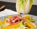 Salade d'endives au jambon et mimolette