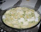 Courgettes, pommes de terre à la viande gratiné au Cœur de Neufchatel