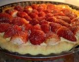 Simple tarte aux fraises