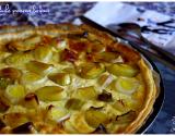 Quiche poireaux lardons maison