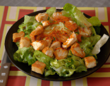 Salade césar au poulet épicé