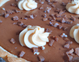 Tarte à la crème de marron et chocolat