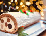 Bûche de Noël au cappuccino