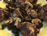 Cuisses de chapon rôti aux morilles