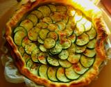 Tarte à la courgette et au chèvre facile