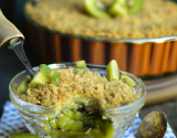 Crumble d'hiver aux kiwis