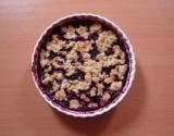 Crumble fruits rouges et bananes