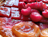 Tarte tatin aux framboises