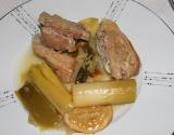 Tendrons de veau aux poireaux