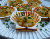 Coquilles Saint-Jacques gratinées dans la coquille