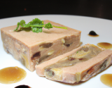 Terrine de foie gras à la chicorée