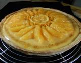 Tarte à l'orange et à la crème pâtissière