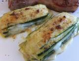 Mille feuilles de courgettes aux 2 fromages