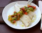 Filets de daurade, sauce vierge