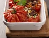 Tomates farcies au quinoa et joue de bœuf