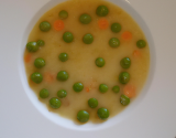 Soupe aux petits pois épicés