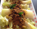 Crumble d'endives confites au curry