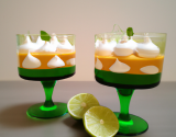 Verrine meringué à la lime