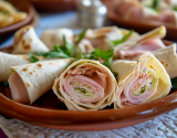 Wraps au jambon et au St Môret