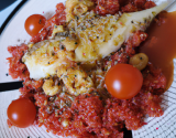 Rouget, quinoa et tomate