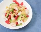 Salade de langoustines, avocat et pamplemousse