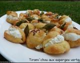 Tirami'chou aux asperges vertes