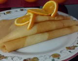 Pâte à crêpe parfumée à l'orange