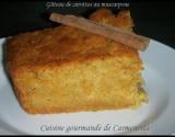 Gâteau de carottes au mascarpone