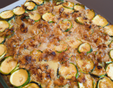 Gratin de courgettes aux noisettes