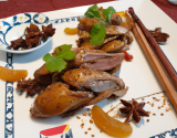 Canard mariné au miel et cinq épices