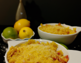 Crumble de mangue au citron vert maison